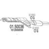 BMW 18129068599 Middle Silencer